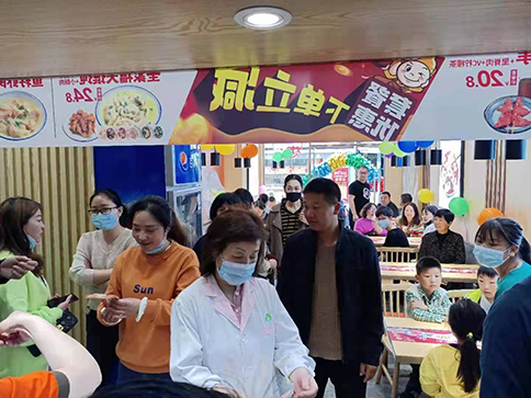 熱烈祝賀湖北如意餛飩鐘祥碼頭街店盛大開業(yè)！